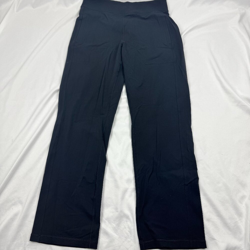 Lululemon Jogger Men M Black Relaxed Fit Straight Leg Drawstring Trouser Pants
